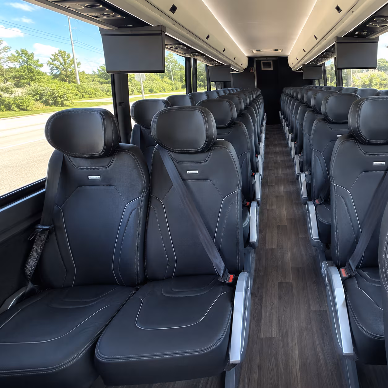 charleston charter bus services inside