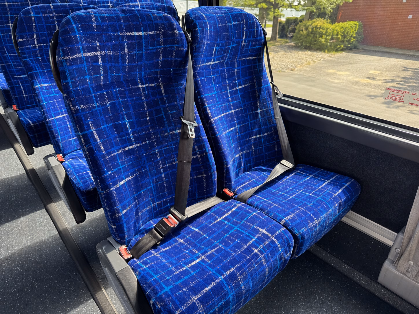 charleston charter bus services interior